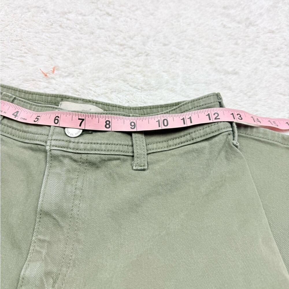 Universal Thread Cropped Wide-Leg Green Ankle Jeans - Picture 5 of 9